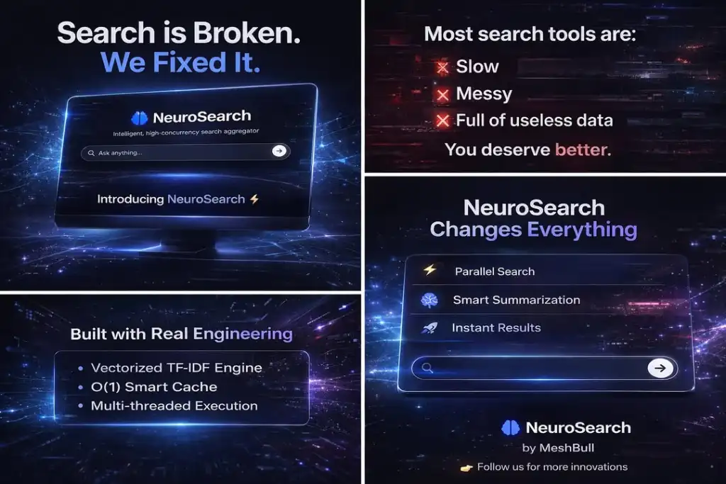 Search today is fast—but rarely intelligent.It returns information, not understanding.⚡Introducing NeuroSearch — an inte...